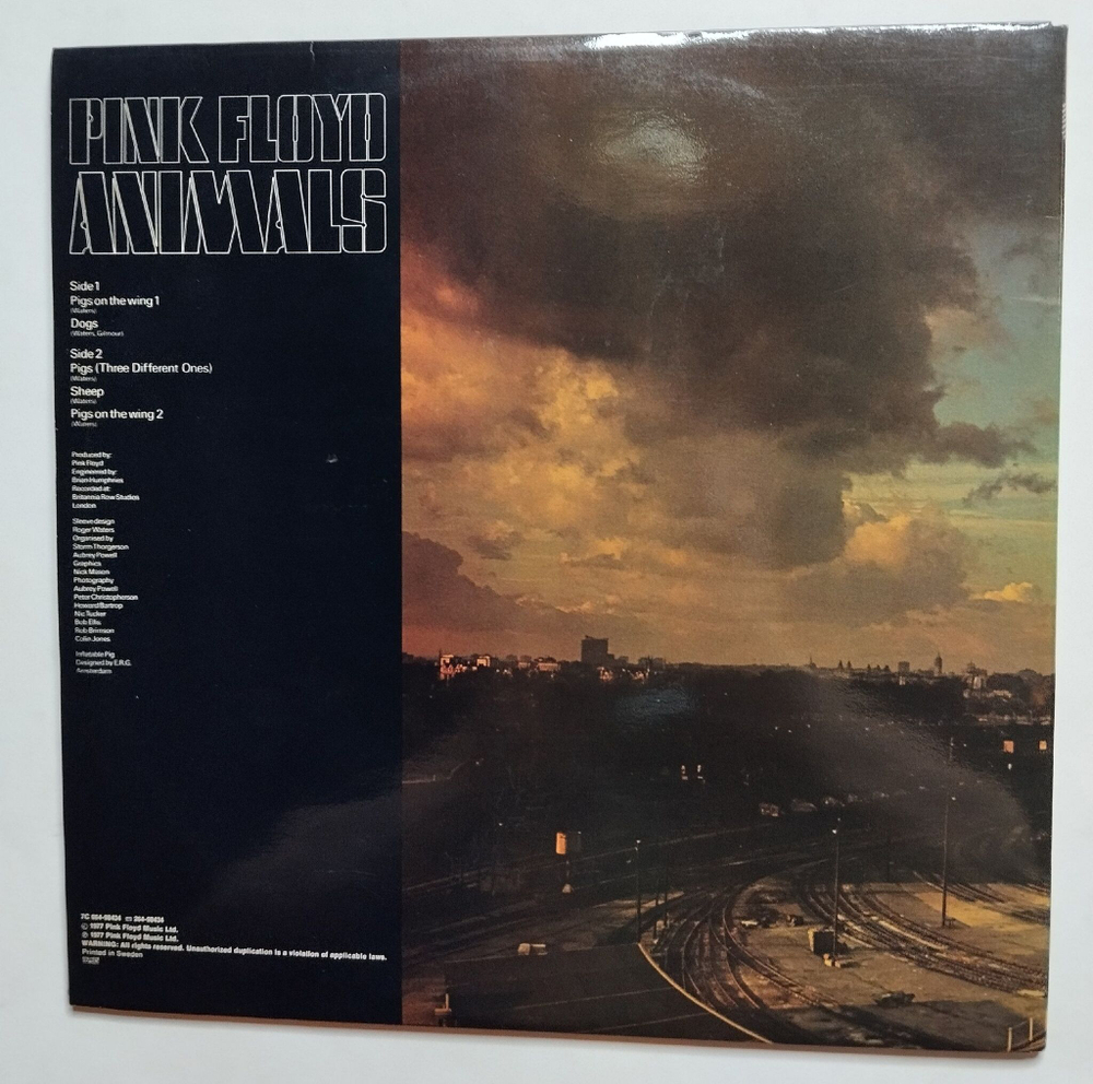 Винтажная виниловая пластинка LP Pink Floyd Animals (Sweden 1977)