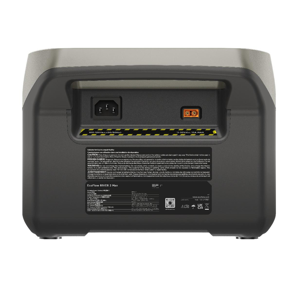 Портативная зарядная станция EcoFlow RIVER 2 Max, 500 Вт