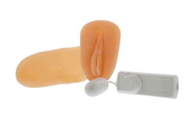 Мастурбатор-вагина с вибрацией ELLY POCKET PAL VAGINA MULTISPEED (Цвет: телесный)