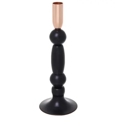 Подсвечник «FARY TALE» 9*27 см, Черный/золото