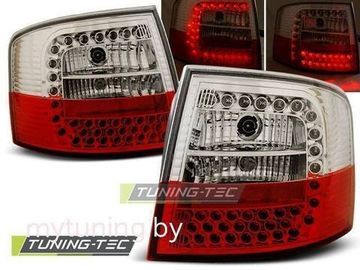 Задние фонари led red white для Audi A6 C5 avant