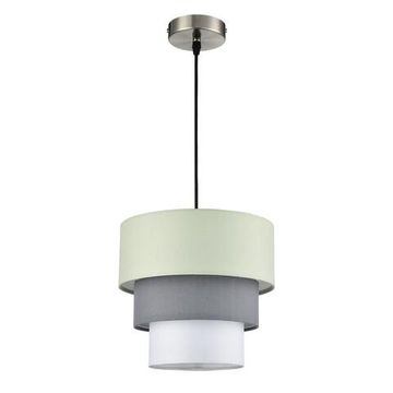 8039/1 MODERNI LN25 133 никель/мятный/серый/белый, металл/текстиль Подвесной светильник Е27 60W 220V ILAIDA