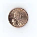 1 доллар 2001 Индианка Парящий орел двор P