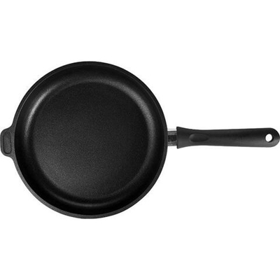 Черная алюминиевая сковорода «Проотель» (диаметр 26 см) (Цвет: черный)