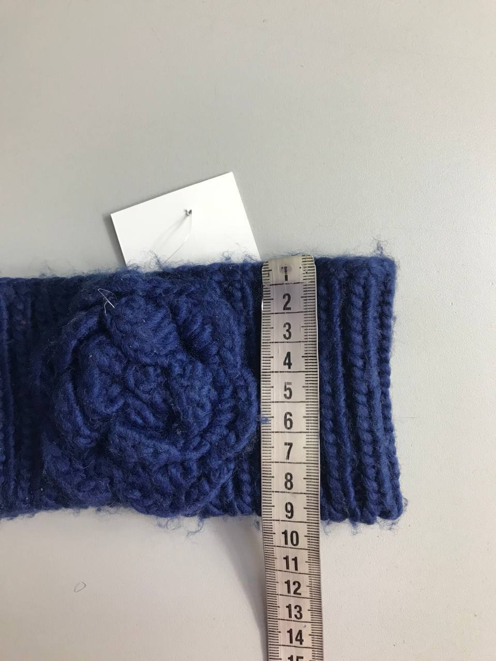 Повязка вязаная детская