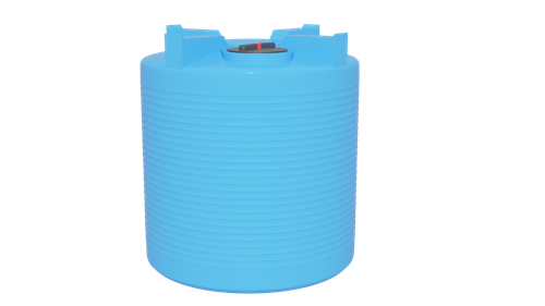 Ёмкость ЭВЛ 3000 л. голубая Ирпласт 3000 л. вертикальный (1520x1520x1720см;голубой) - арт.560859