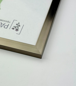 Фоторамка 21х30 см, желтая охра, фактура металл, арт. 2130.747812