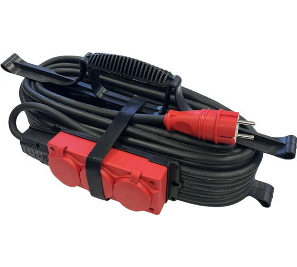 Удлинитель силовой iTOK i-CONNECT-COLOR-SUR-KG-215-3-54-10-RED