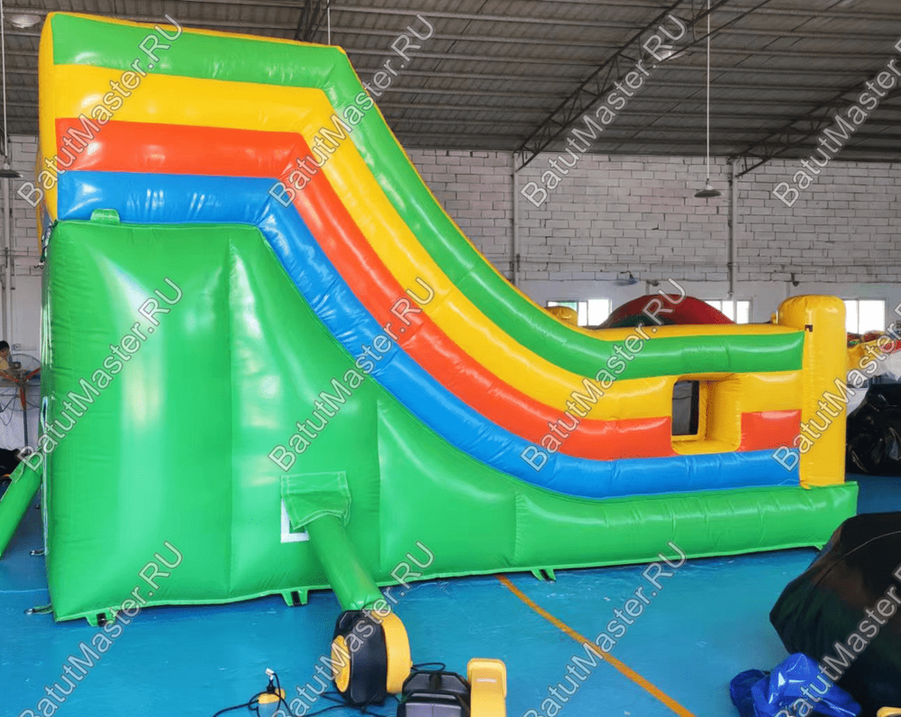 Надувной батут-горка "Славянский", без принт печати