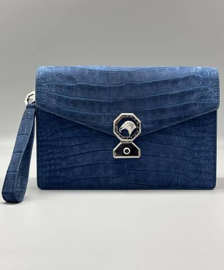 Клатч из кожи крокодила Stefano Ricci