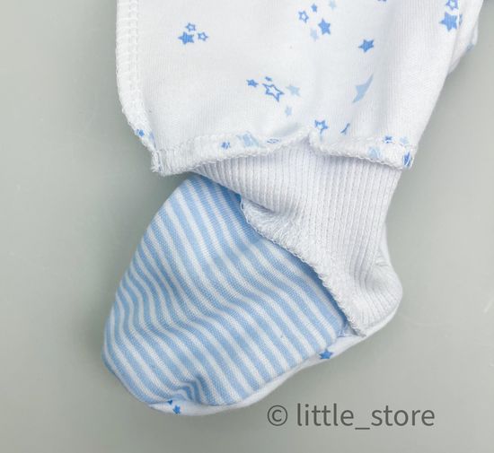 Слип хлопковый "Нежность" Голубые звезды