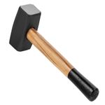 Кувалда, 1500 г, кованая головка, деревянная двухцветная рукоятка Sparta, 10907