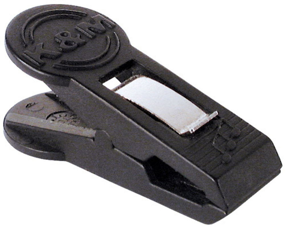 K&M 16060-000-55 black прищепка для нот (4шт в уп.)