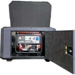 A-iPower A7000EAX бензиновый генератор в кожухе 1400SS RAL 7024 с блоком АВР 400В/25А (8 pin) New УТ-11184323/29109