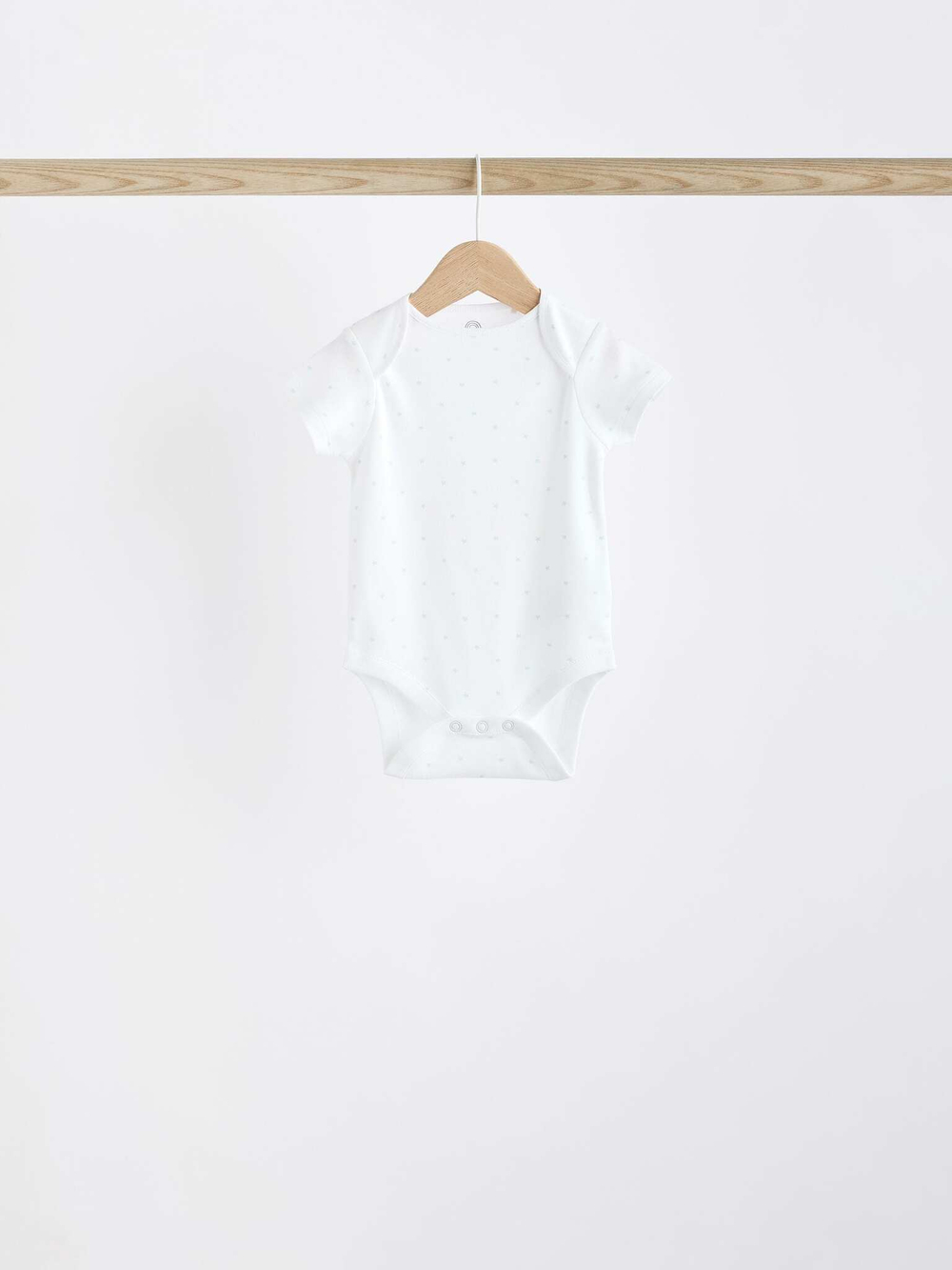 Боди с коротким рукавом для малышей Next K79-655, 7 шт., Белый, Голубой