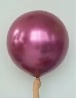 S шар гигант 24"/60 см хром reflex рефлекс (912) фуксия фуше (БГ-90)