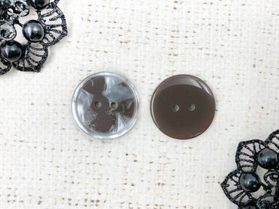 Пуговицы, d 2,1 см, коричневый