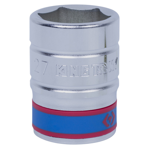 KING TONY (633527M) Головка торцевая стандартная шестигранная 3/4", 27 мм