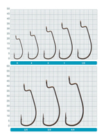 Офсетный крючок 5509 № 1/0 (7 шт)