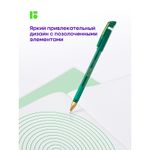 Ручка шариковая Berlingo "xGold" зеленая, 0,7мм, игольчатый стержень, грип, 1шт