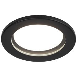 Светильник встраиваемый влагозащищенный ЭРА KL95 SBK под лампу GX53 IP44 черный | Влагозащищенные встраиваемые светильники