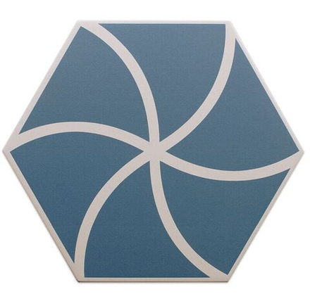 DNA Tiles Fancy Waves Ocean 20x23