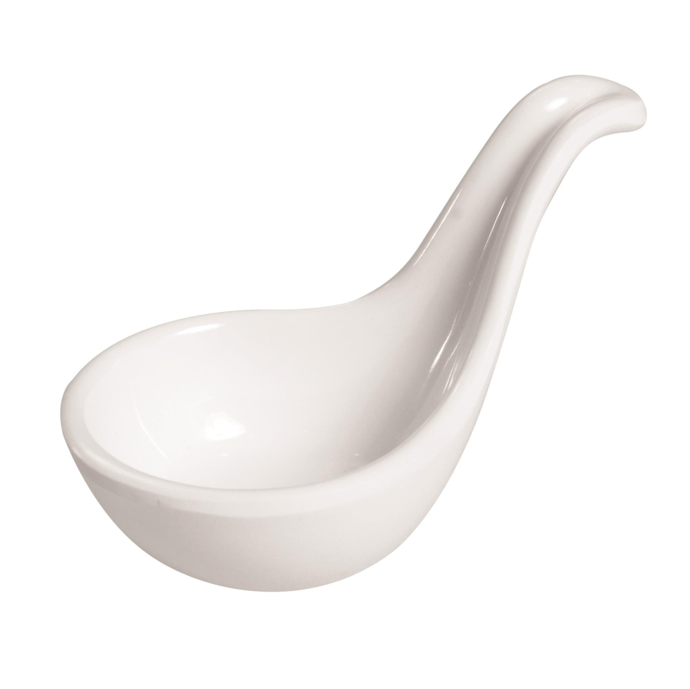 Ложка Для Закусок 9.5X5.5См, Меламин, Piccaso, Цвет Белый H-2307