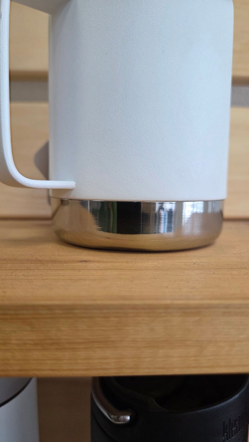 Термокружка Klean Kanteen Camp Mug 12oz (355 мл) White (вмятина на донышке)