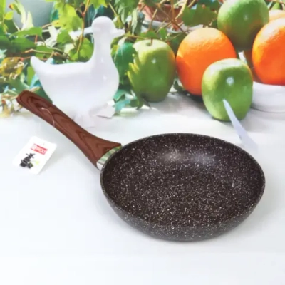 Сковорода «BAROLY» GRAY 20см индукционная с антипригарным покрытием, бакелитовая ручка