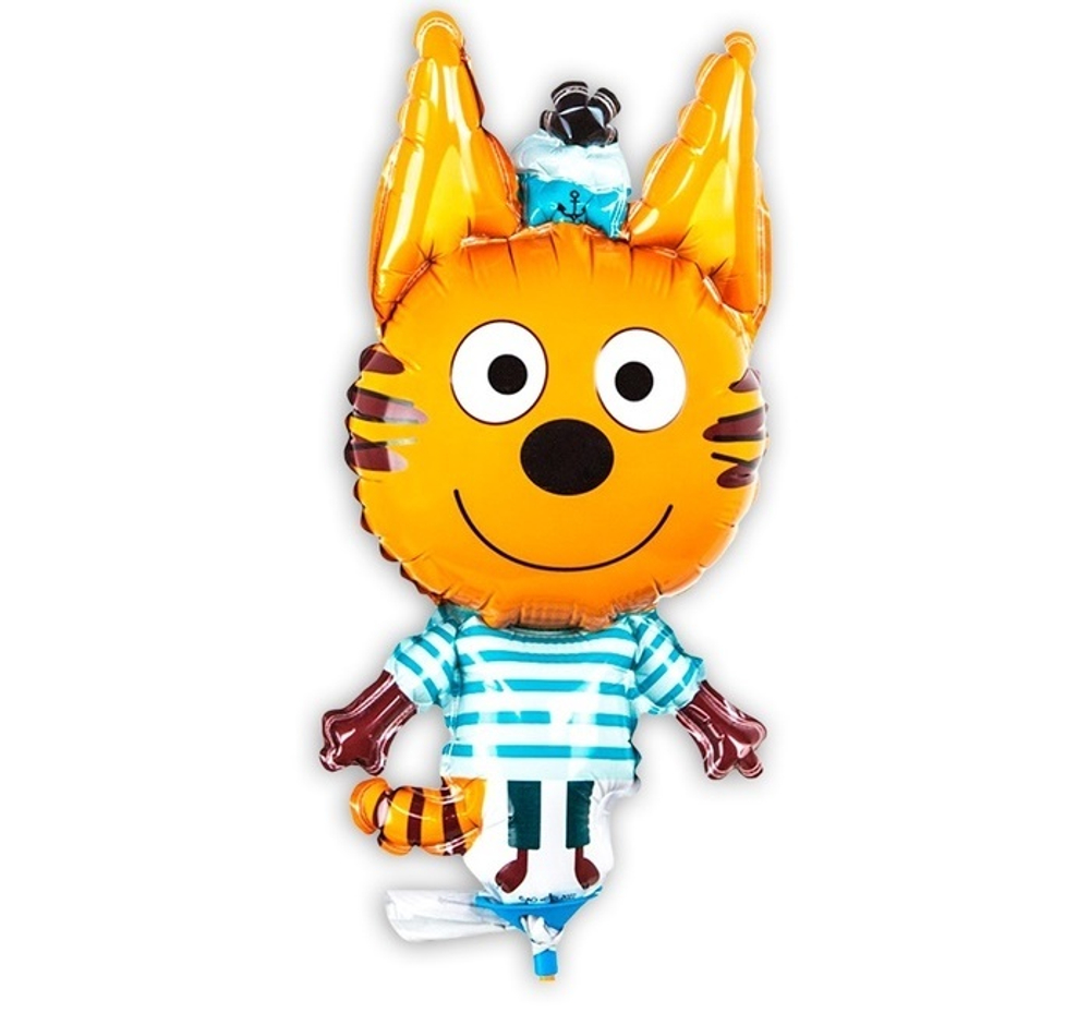 Воздушный шар «Три Кота. Коржик» надут воздухом 32 см