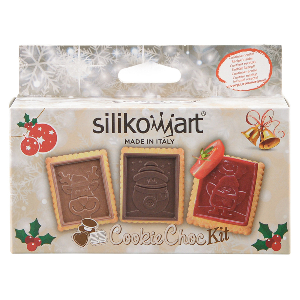 Набор для приготовления печенья Silikomart Snowman Slim