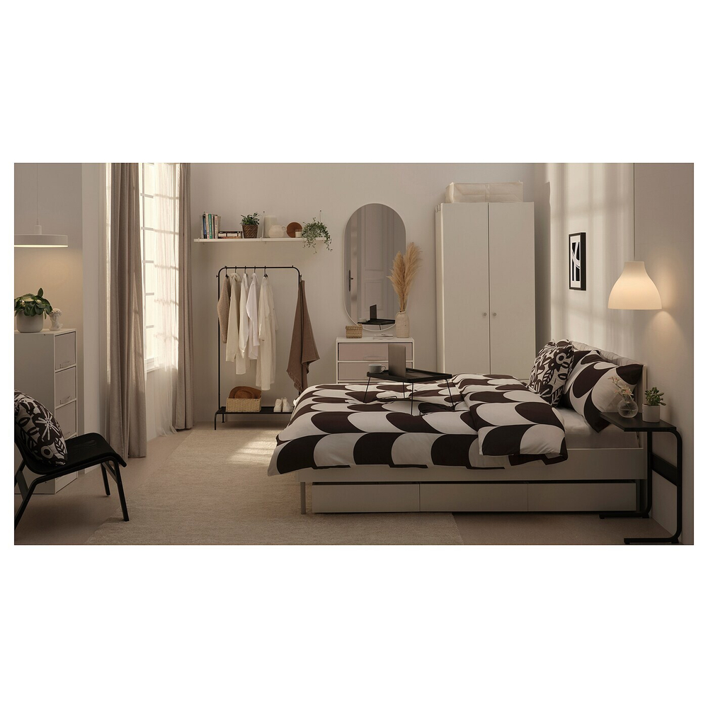 Поднос IKEA BRUKSVARA (БРУКСВАРА), Антрацит, 24х52х35 см