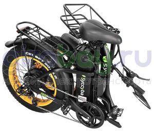 Электровелосипед Syccyba F11 Pro (48V/20Ah) - Жёлтый обод фото №14