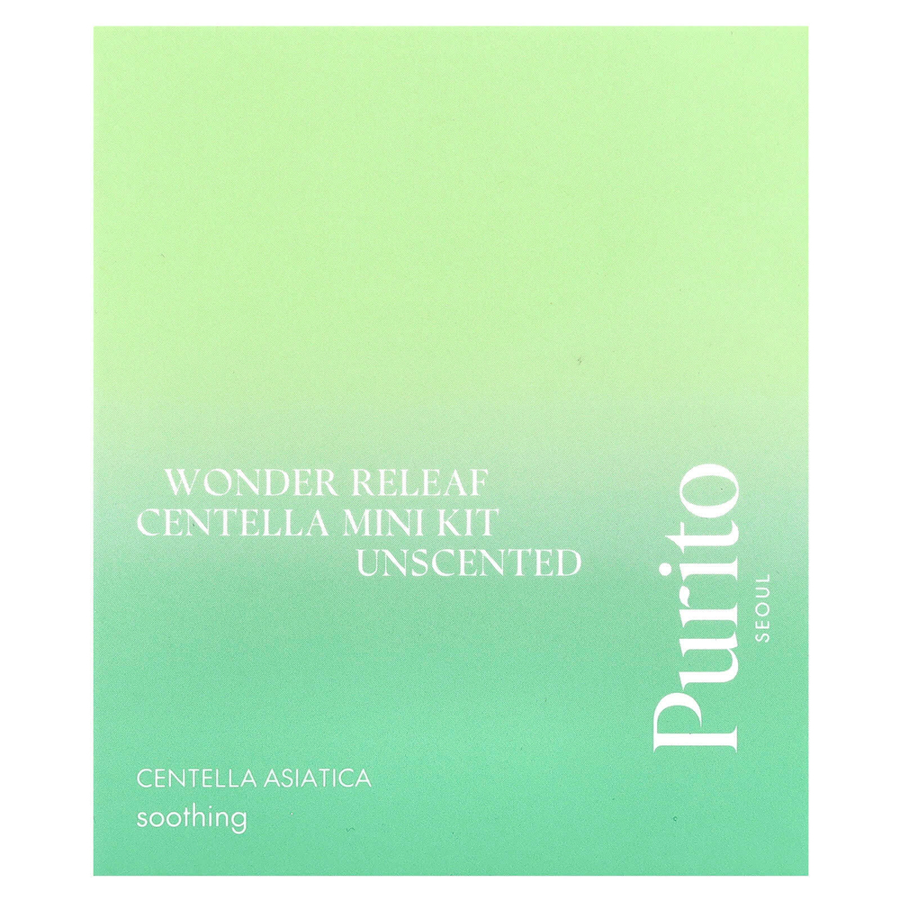 Purito, Мини-набор Centella без запаха, набор из 3 предметов