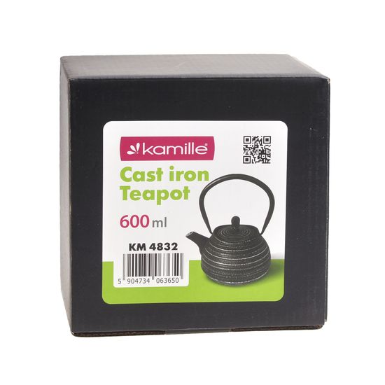 Чайник заварочный чугунный 600 мл. Kamille KM 4832