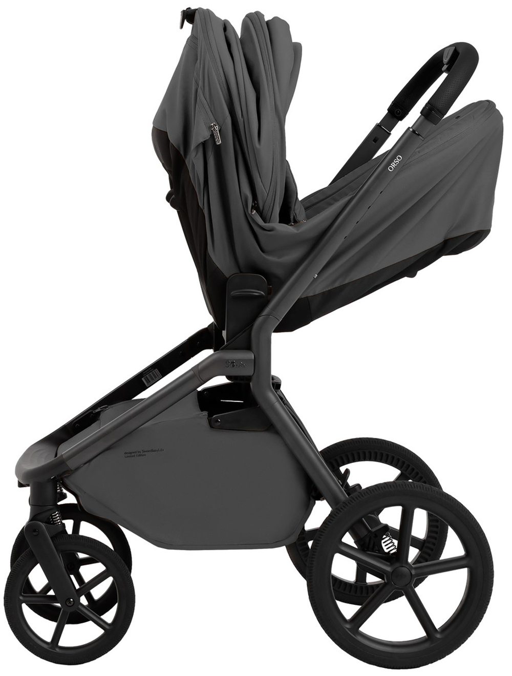 Коляска 3 в 1 Sweet Baby SBL Orso New + автокресло Premier Grey New Dark Grey