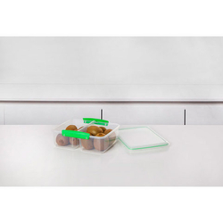 Контейнер двойной 2л Sistema Fresh зеленый