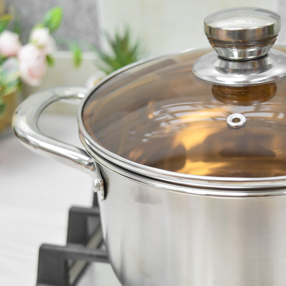 Кастрюля 2,6л из нержавеющей стали