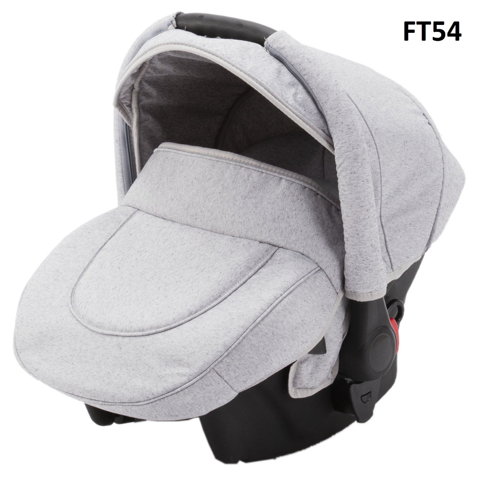 Автолюлька Karwala Carlo 0-10кг (светло-серая ткань)