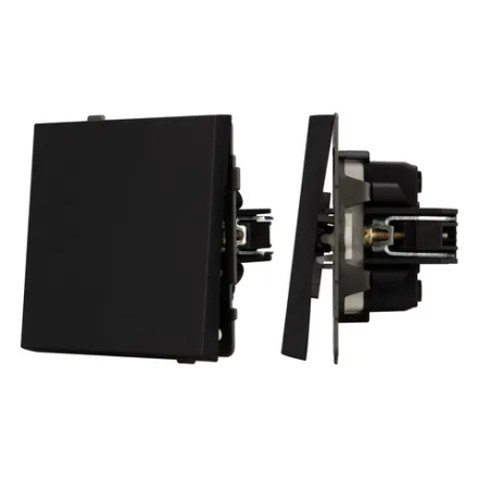 Механизм выключателя одноклавишный проходной SWT-TENDO-MKP1-SFPL-BK (230V, 10A) (Arlight, -) 054579