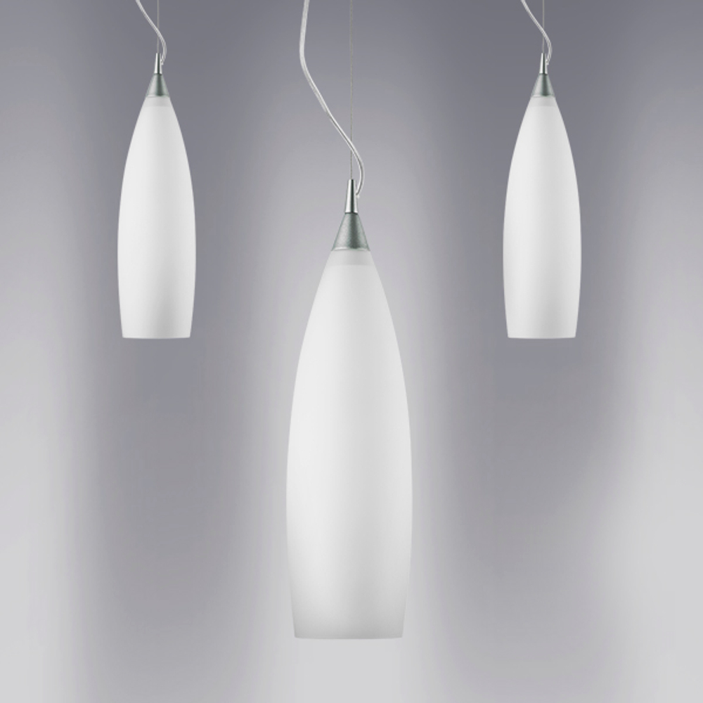 804010 Подвес VOLARE 1х40W E27 ХРОМ/ БЕЛЫЙ