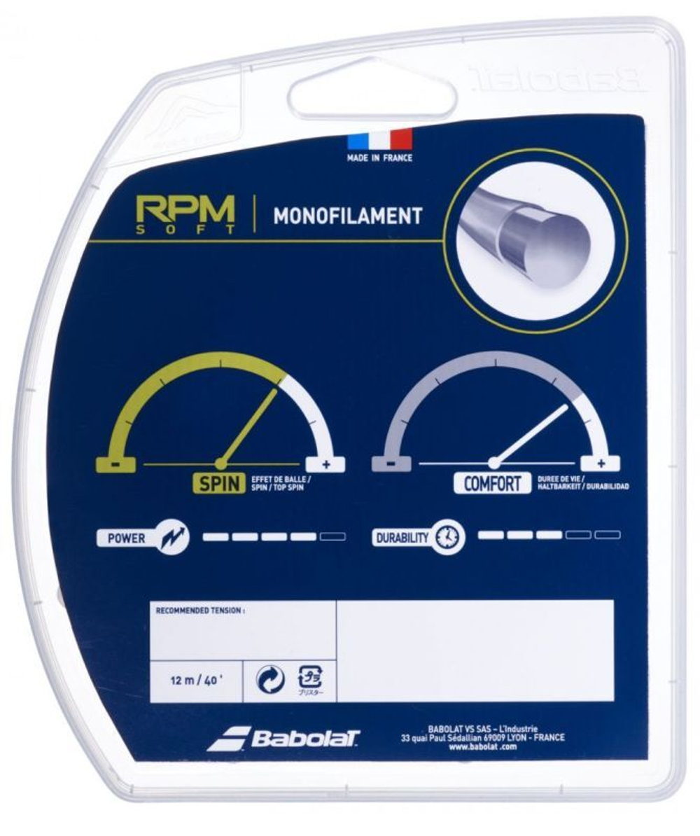 Теннисные струны Babolat RPM Soft (12 m) - Оранжевый