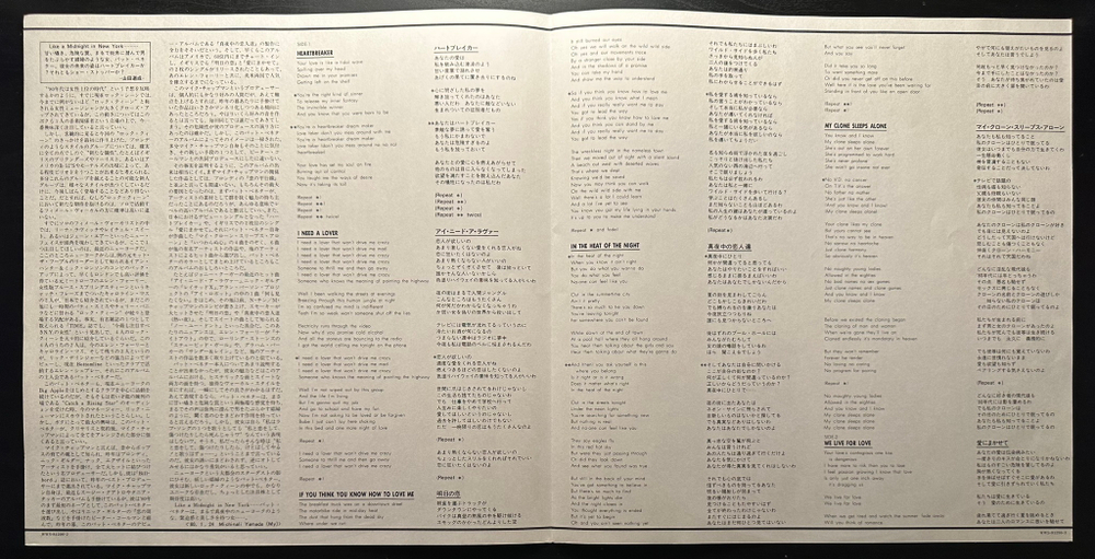 Pat Benatar - In The Heat Of The Night (Япония 1980г.)