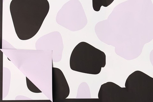 Корейская пленка дизайн "Жираф" Сиреневая