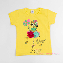 футболка Дама с цветком Whoops 4882