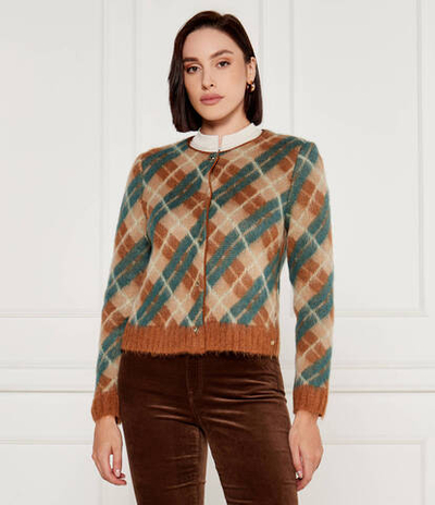 Шерстяной кардиган Marc Cain - коричневый(XC 39.15 M41)