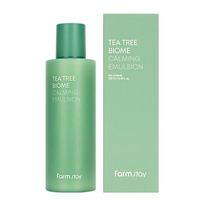 FarmStay Успокаивающая эмульсия с экстрактом Чайного Дерева - Tea Tree Biome Calming Emulsion, 200мл