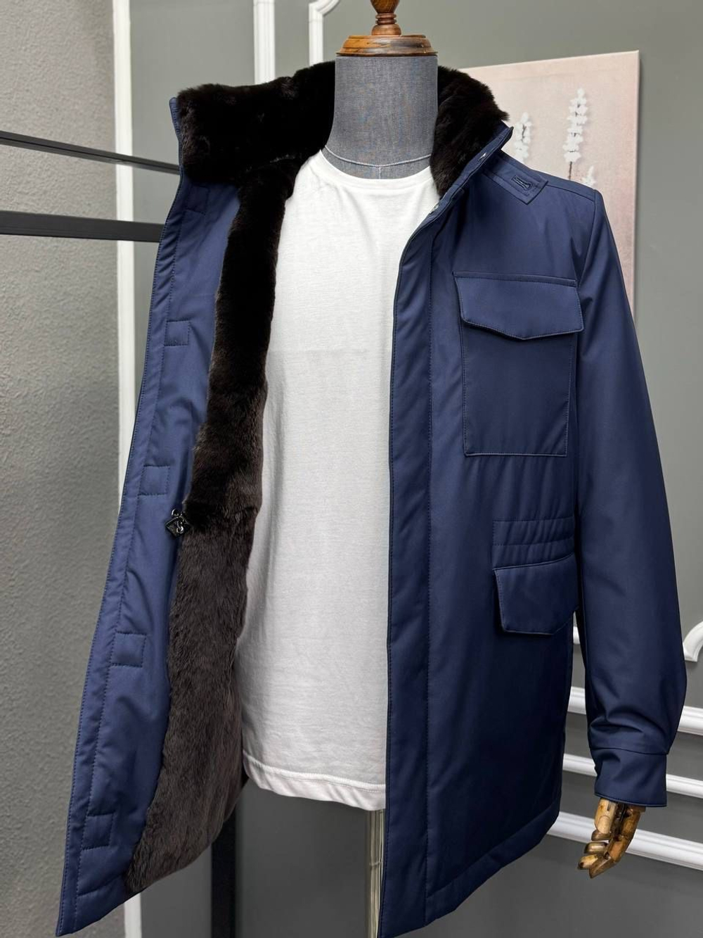 Куртка на меховой подкладке Loro Piana