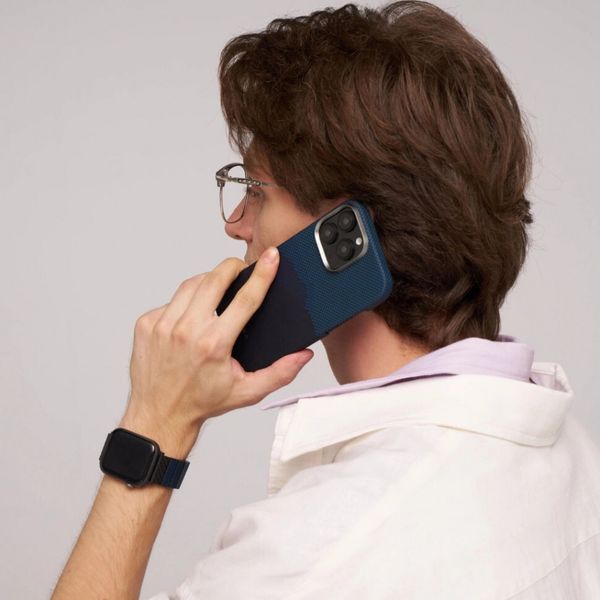 Чехол Pitaka Tactile Woven для iPhone 16 Pro Max, Горизонт | Over The Horizon