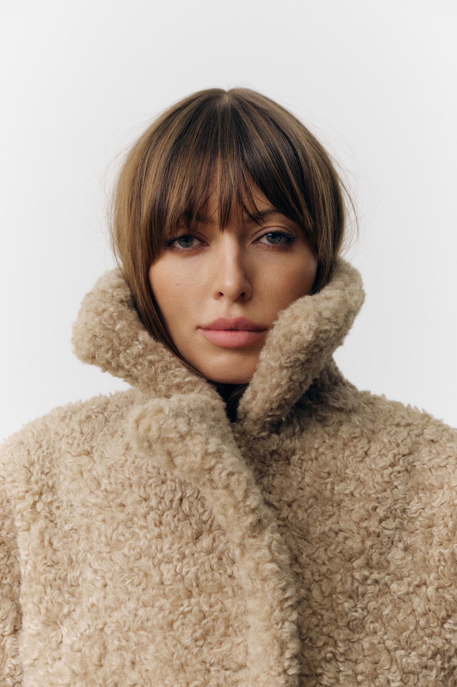 Эко-шуба Тулуп | Бежевый